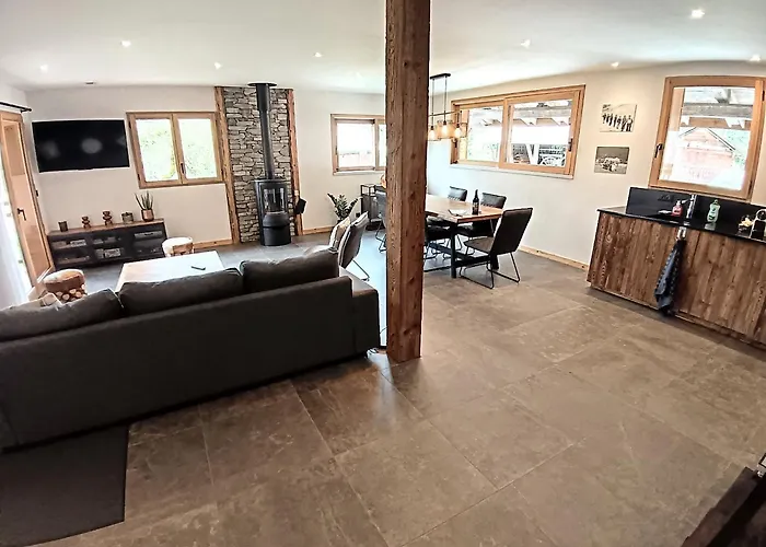 Apartment Chez Lucienne, Jacuzzi Et Sauna Samoëns